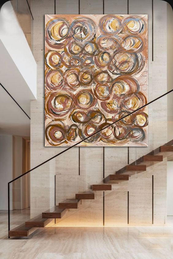 Ewige Ringe, 250cm x 196cm