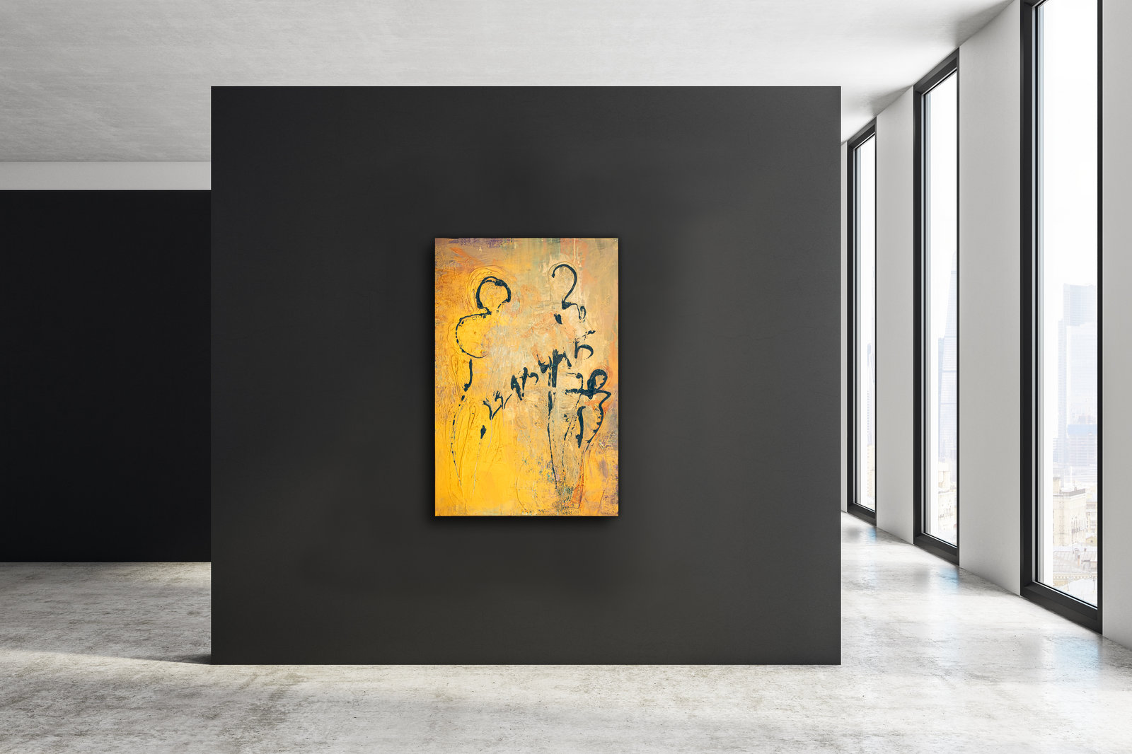 Stille Figur, 80cm x 120cm