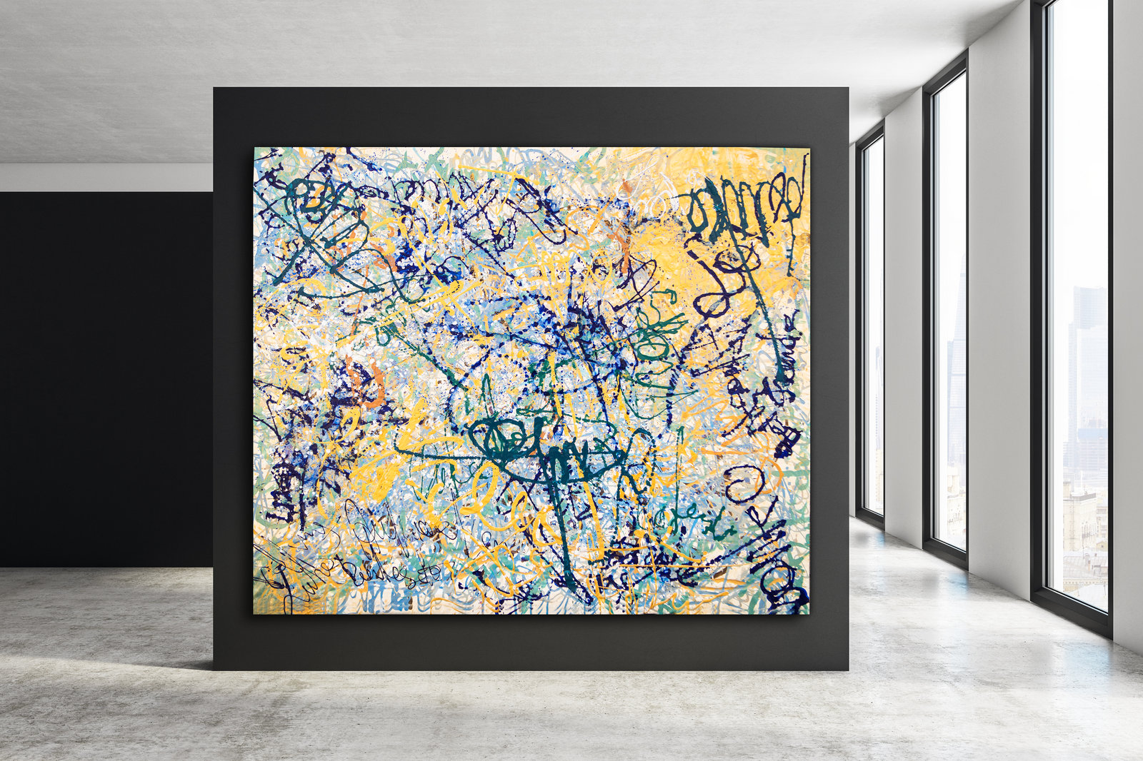 Sommerregen, 240cm x 200cm