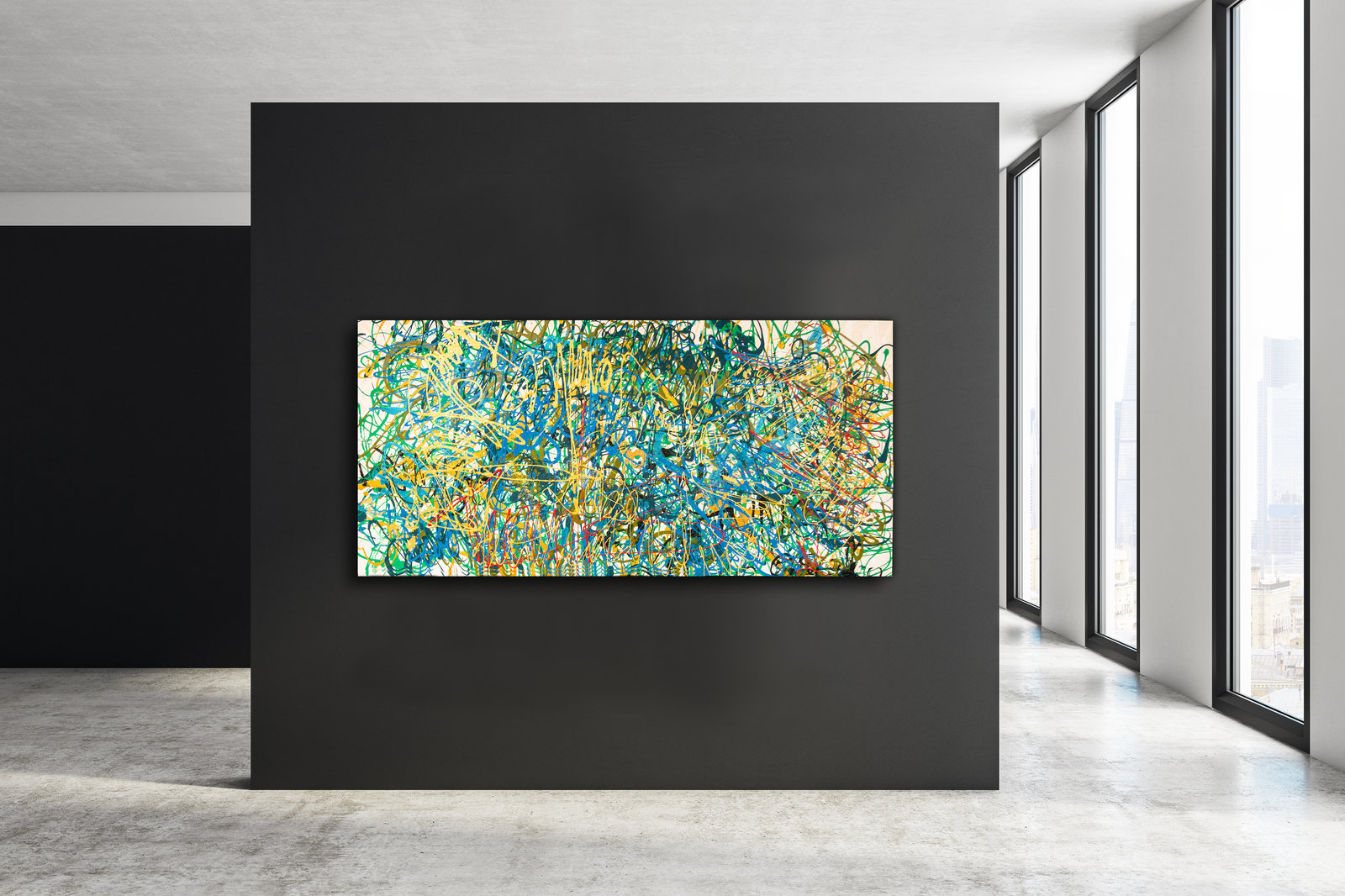 Klares Wasser, 192cm x 93cm