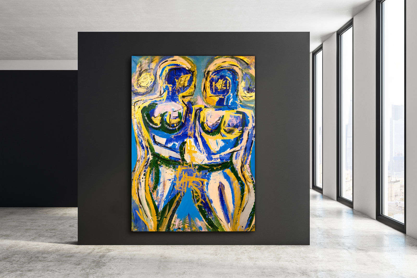 Zwei Seelen, 145cm x 205cm