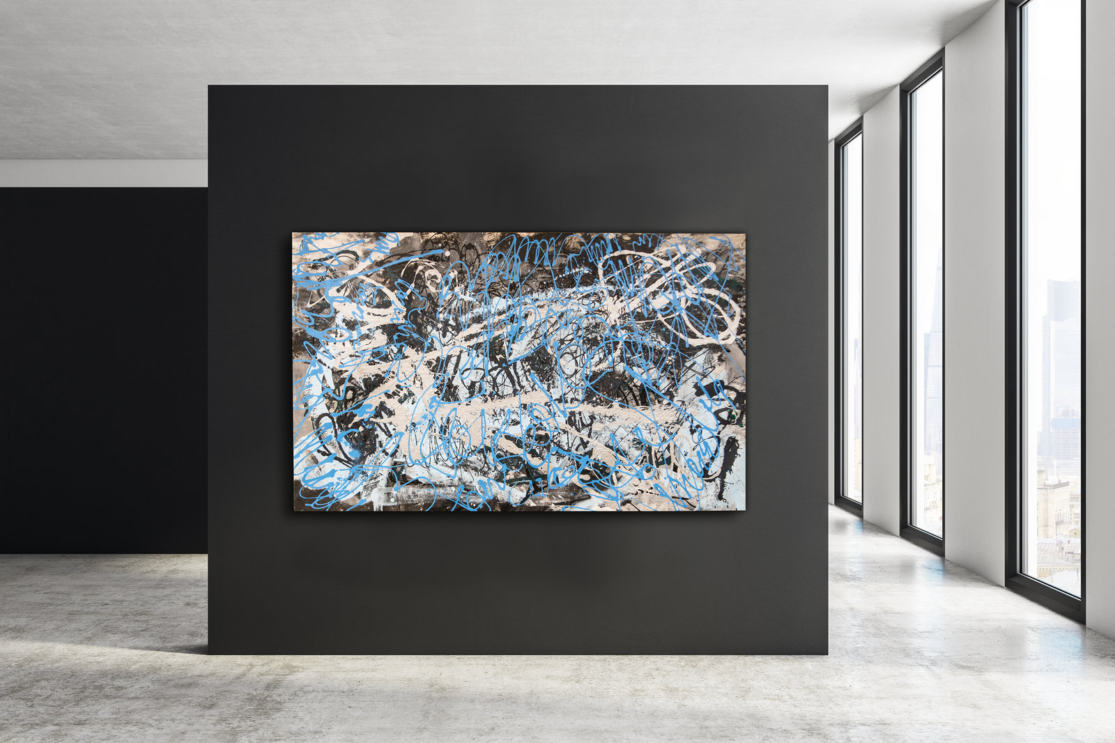 Winterlicht, 197cm x 122cm