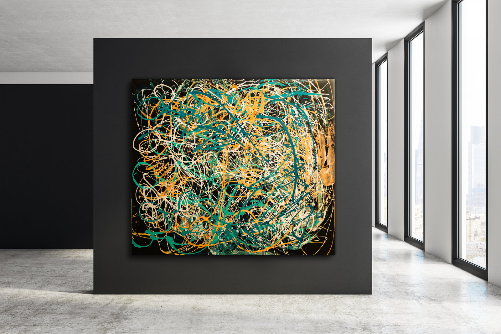 Nachtgarten, 197cm x 172cm