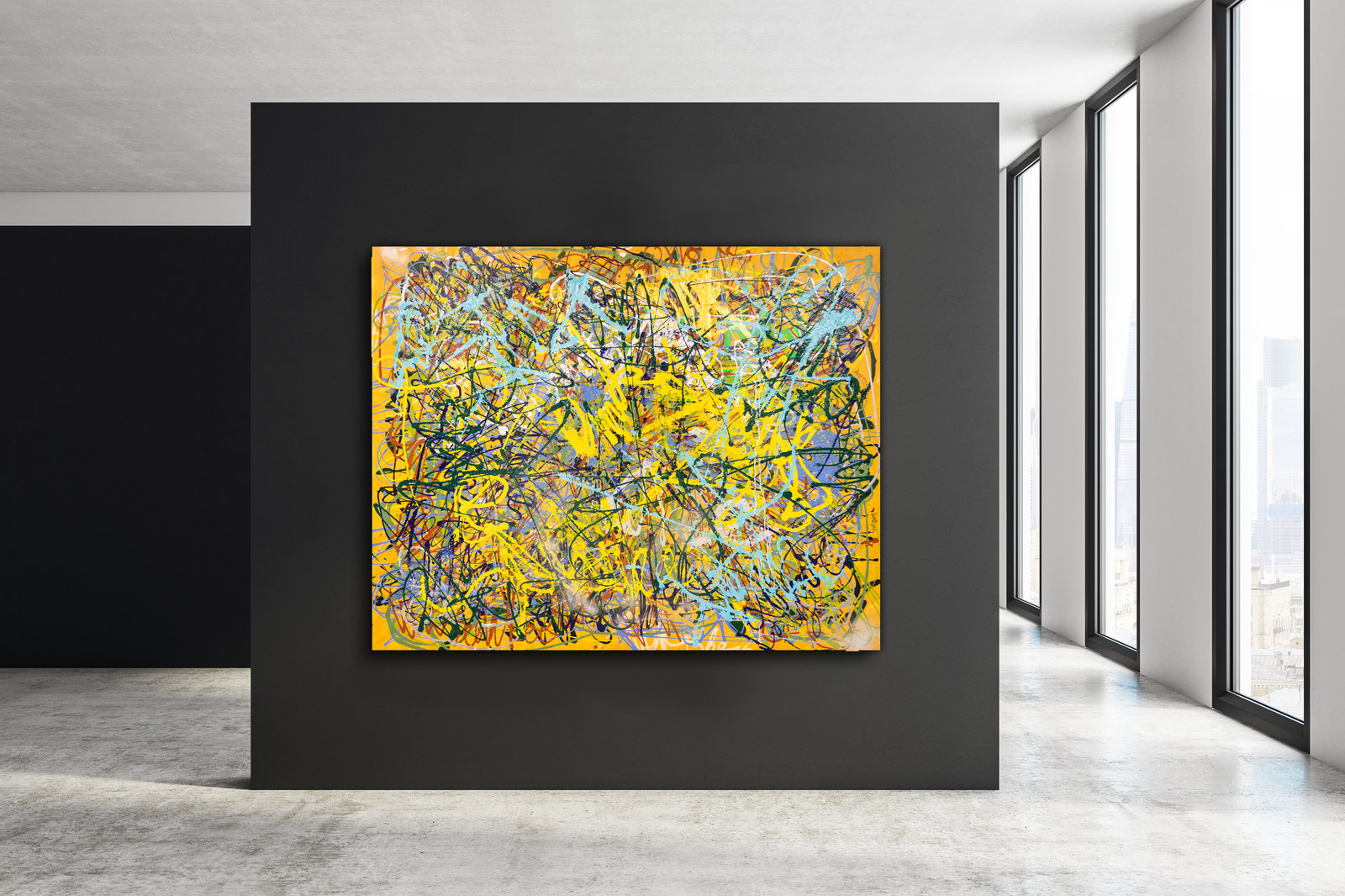 Goldener Morgen, 183,5cm x 147,5cm