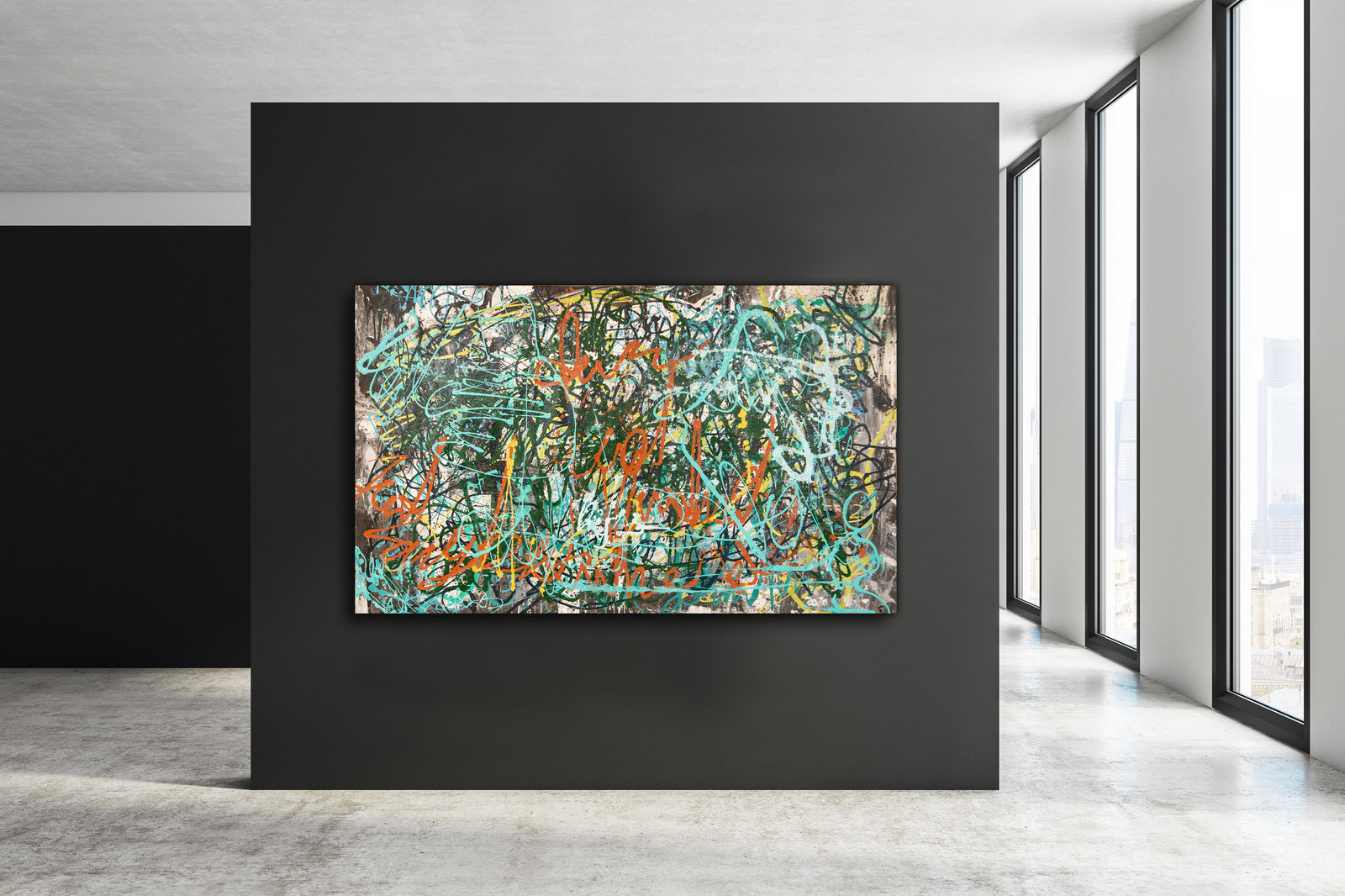 Korallenriff, 197cm x 120cm