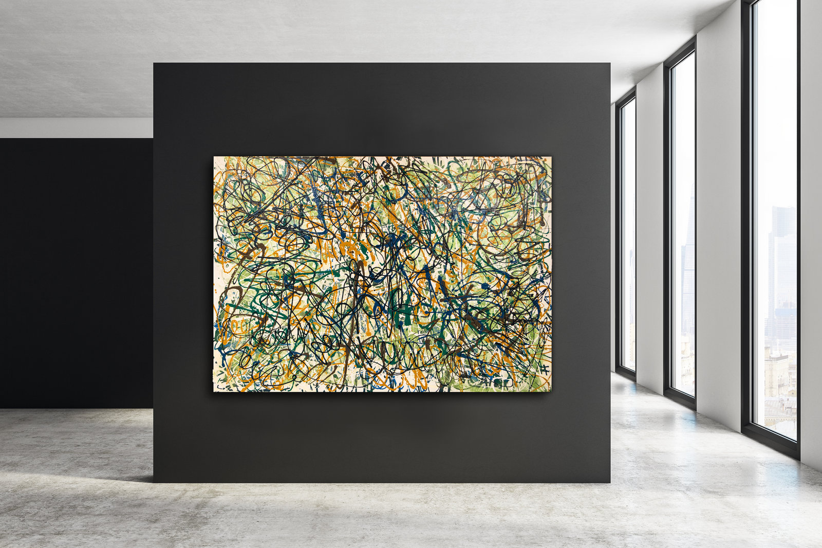 Verwobene Wege, 200cm x 140cm